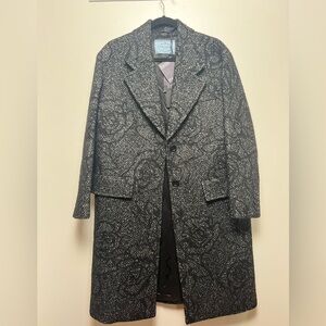 Prada Women’s Charcoal and Black Trench Coat